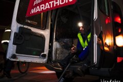 Traçage ligne bleue Marathon de La Rochelle 2019