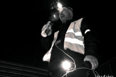 Traçage ligne bleue Marathon de La Rochelle 2019