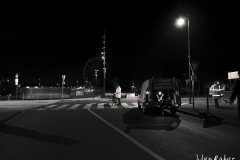 Traçage ligne bleue Marathon de La Rochelle 2019