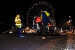 Traçage ligne bleue Marathon de La Rochelle 2019