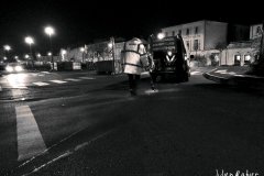 Traçage ligne bleue Marathon de La Rochelle 2019