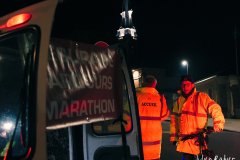 Traçage ligne bleue Marathon de La Rochelle 2019