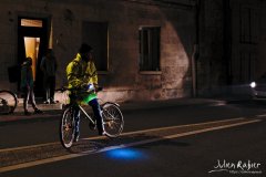 Traçage ligne bleue Marathon de La Rochelle 2019