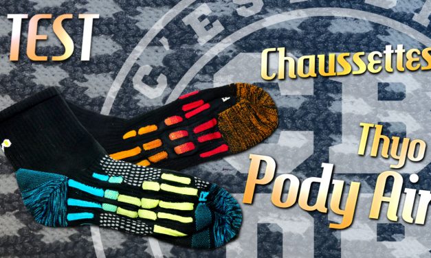 Test des chaussettes Pody Air de Thyo