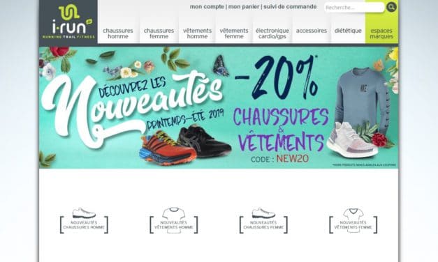 Les nouveautés moins chères chez I-Run