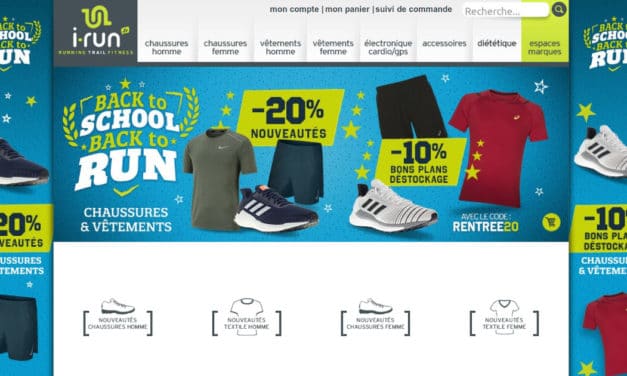Bon Plan de Rentrée chez I-Run