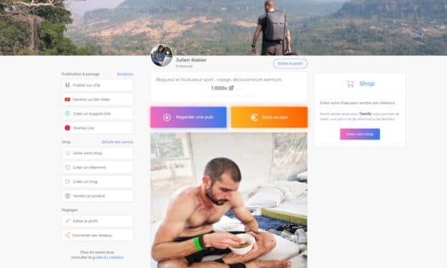 Soutenir le blog sur Utip