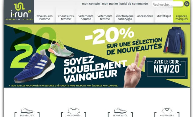 Les nouveautés en promo chez I-Run
